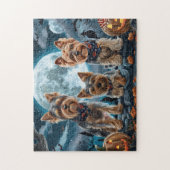 Yorkshire Terrier Halloween Spooky Legpuzzel (Verticaal)