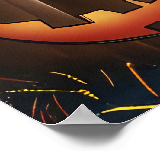 Yorkshire Terrier Halloween Spooky Poster (Hoek)