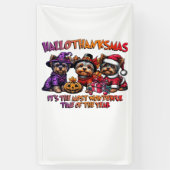 Yorkshire Terrier Halloween Thanksgiving Christmas Spandoek (Verticaal)