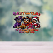 Yorkshire Terrier Halloween Thanksgiving Kerst Acryl Bord (Neutraal)