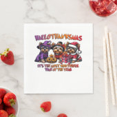 Yorkshire Terrier Halloween Thanksgiving Kerst Servet (Insitu)