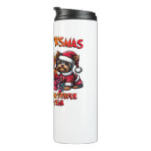 Yorkshire Terrier Halloween Thanksgiving Kerst Thermosbeker (Geroteerd rechts)