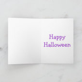 Yorkshire Terrier Halloween Wenskaart Kaart (Binnen)