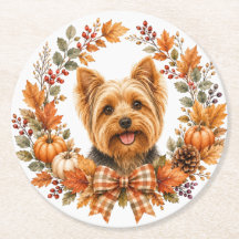 Yorkshire Terrier Herfst Coaster