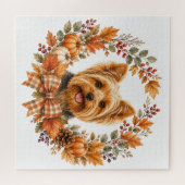 Yorkshire Terrier Herfst Legpuzzel (Horizontaal)