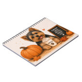 Yorkshire Terrier Herfst Notitieboek (Linkerzijde)