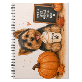 Yorkshire Terrier Herfst Notitieboek
