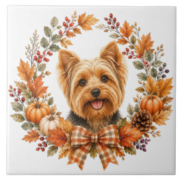 Yorkshire Terrier Herfst Tegeltje