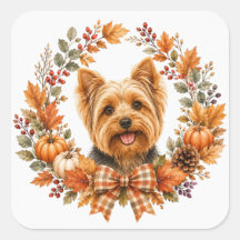 Yorkshire Terrier Herfstkrans