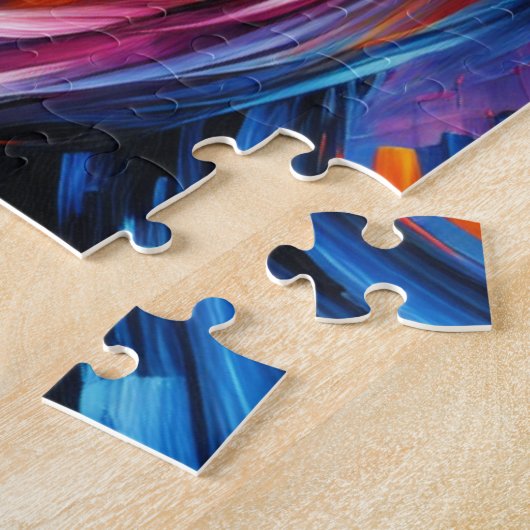 Yorkshire Terrier Hond Acryl Print | Kleurrijk Legpuzzel (Zijkant)