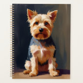 Yorkshire Terrier Hond Dier Schilderij Planner (Voorkant)