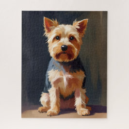 Yorkshire Terrier Hond Dieren Schilderij Legpuzzel