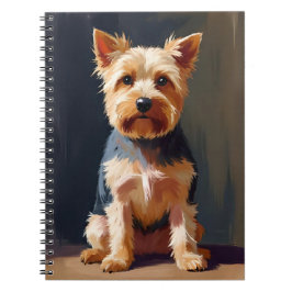 Yorkshire Terrier Hond Dieren Schilderij Notitieboek