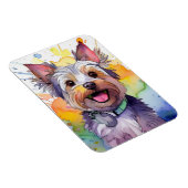 Yorkshire Terrier Hond Foto Magneet (Rechterzijde)