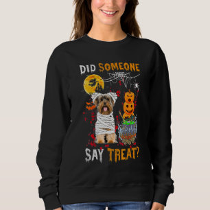 Yorkshire Terrier Hond Halloween Heeft Iemand Tr G Trui