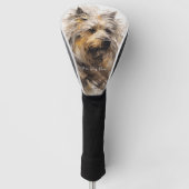 Yorkshire Terrier Hond in de wind 005 - Yacobsen D Golfheadcover (Voorkant)