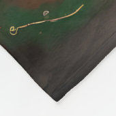 Yorkshire Terrier Hond in Sneeuw Kerstmis Fleece Deken (Hoek)