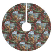 Yorkshire Terrier Hond Kerstfeest Kerstboom Rok (Voorkant)