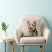 Yorkshire Terrier Hond Kussen (Stoel)