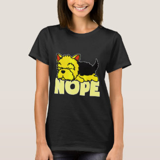 Yorkshire Terriër Hond Luie Dag Moe T-shirt