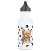 Yorkshire Terrier Hond Pawprint Waterfles (Links)