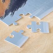 Yorkshire Terrier-hond-portretschilderij Legpuzzel (Zijkant)