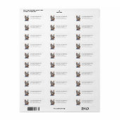 Yorkshire Terrier Hond Retouradres Label (Full Sheet)