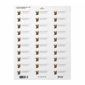 Yorkshire Terrier Hond Retouradres Label (Full Sheet)