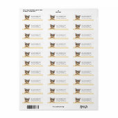 Yorkshire Terrier-hond retouradreslabel Etiket (Full Sheet)