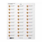 Yorkshire Terrier-hond retouradreslabel Etiket (Full Sheet)