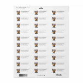 Yorkshire Terrier-hond retouradreslabel Etiket (Full Sheet)