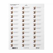 Yorkshire Terrier-hond retouradreslabel Etiket (Full Sheet)