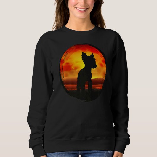Yorkshire Terrier Hond Retro 1 Trui (Voorkant)