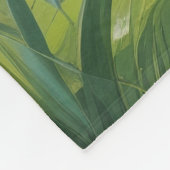 Yorkshire Terrier Hond Spring Bloemen Schilderen Fleece Deken (Hoek)