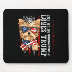 Yorkshire Terrier hond Yorkie Zelfs mijn hond houd Muismat