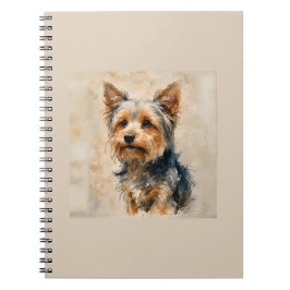Yorkshire Terrier Honden Kunst Ontwerp Notitieboek