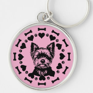 Yorkshire Terrier hondeneigenaar Sleutelhanger