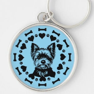 Yorkshire Terrier hondeneigenaar Sleutelhanger
