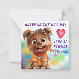 Yorkshire Terrier Hondenklaslokaal Valentijn Kaart Notitiekaartje