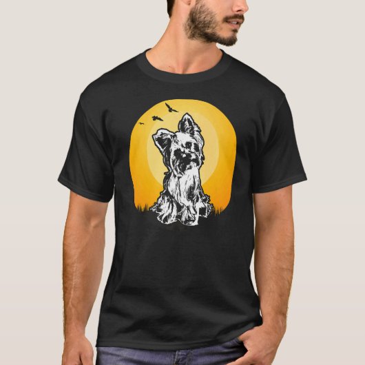 Yorkshire Terrier Hondenras 35 T-shirt (Voorkant)