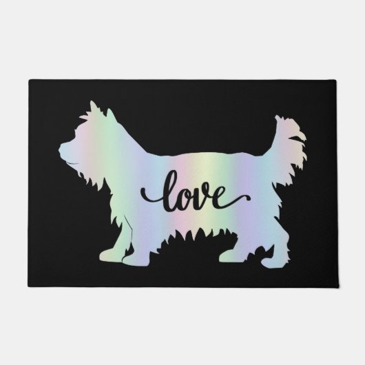 Yorkshire Terrier Hondenras Love Deurmat (Voorkant)