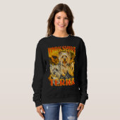 Yorkshire Terrier Hondenshirt Yorkshire Hond Vinta Trui (Voorkant volledig)