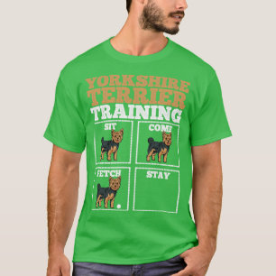 Yorkshire Terrier Hondentraining Hondentrainer T-shirt