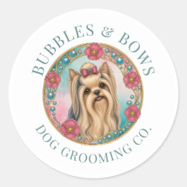 Yorkshire Terrier Hondenverzorging Salon Stickers
