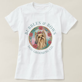Yorkshire Terrier Hondenverzorging Salon T‑Shirt T-shirt