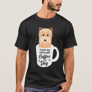 Yorkshire Terrier Humoristische hondenkoffie T-shirt