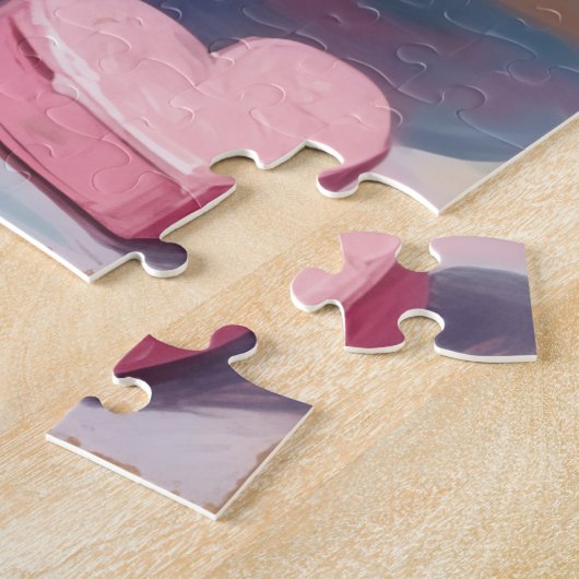 Yorkshire Terrier in a Teacup Valentine's Legpuzzel (Zijkant)