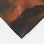 Yorkshire Terrier in de herfst laat Herfst inspire Fleece Deken (Hoek)