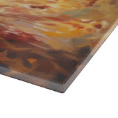 Yorkshire Terrier in de herfst laat Herfst inspire Snijplank (Hoek)