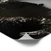 Yorkshire Terrier in de stad | AI Art Poster (Hoek)